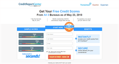 Desktop Screenshot of creditreportcenter.us