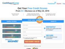 Tablet Screenshot of creditreportcenter.us